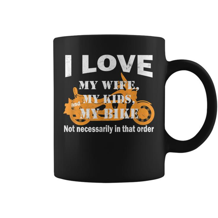 Dads Who Ride Motorcycles Funny Biker Dad Gift For Mens Coffee Mug