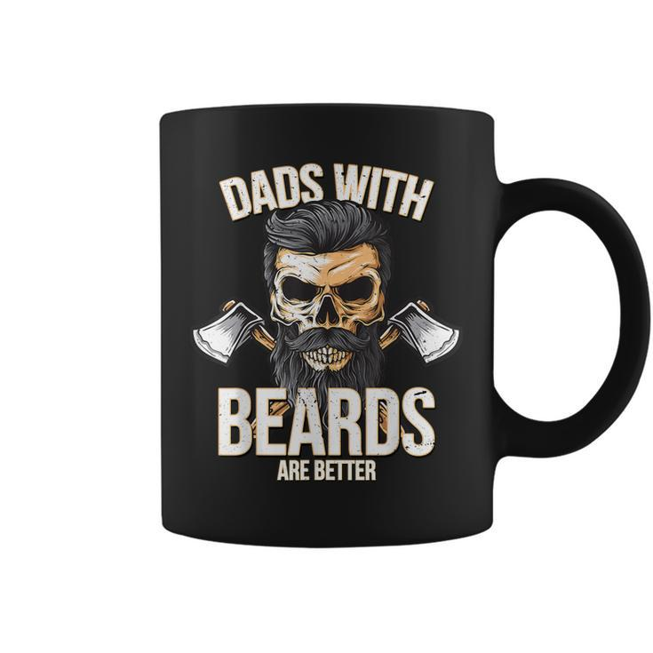 Dads With Beards Are Better T  New Daddy Gift For Men Coffee Mug