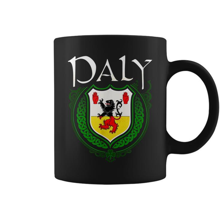 Daly Surname Irish Last Name Daly Family Crest  Coffee Mug
