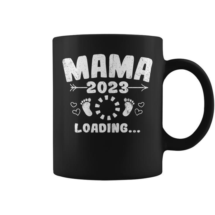 Damen Mama 2023 Loading Mutter Nachwuchs Baby Kinder Geschenk Tassen