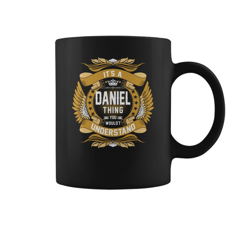 Daniel Name Daniel Family Name Crest  V2 Coffee Mug