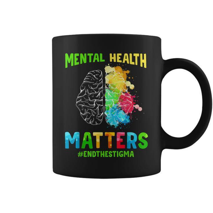 Depression Mental Health Awareness End The Stigma Men Women  Coffee Mug