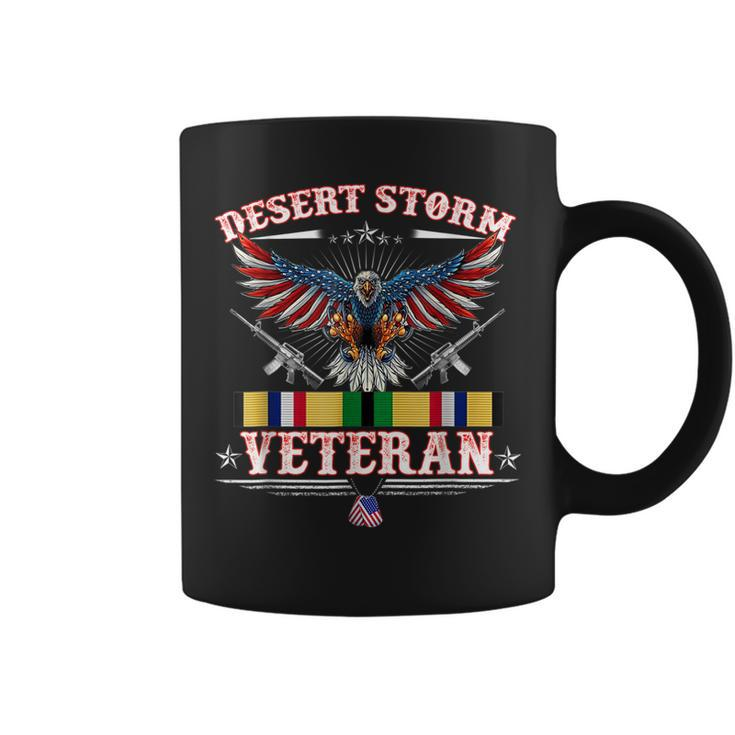 Desert Storm Veteran Pride Persian Gulf War Service Ribbon  Coffee Mug