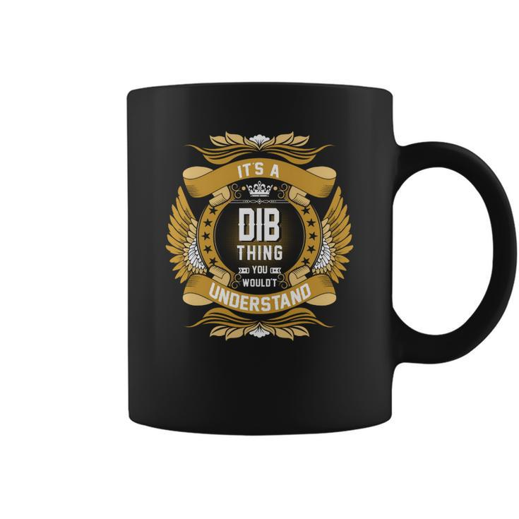 Dib Name Dib Family Name Crest  Coffee Mug