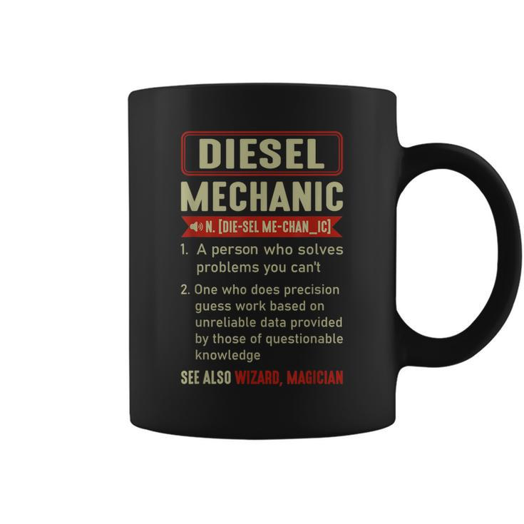 Diesel Mechanic Funny Sayings Car Diesel For Dad Auto Garage Gift For Mens Coffee Mug