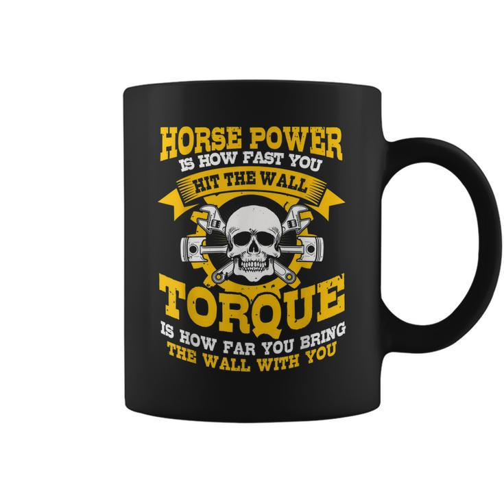 Diesel Mechanic Gifts Horse Power Is How Fast You Go Coffee Mug