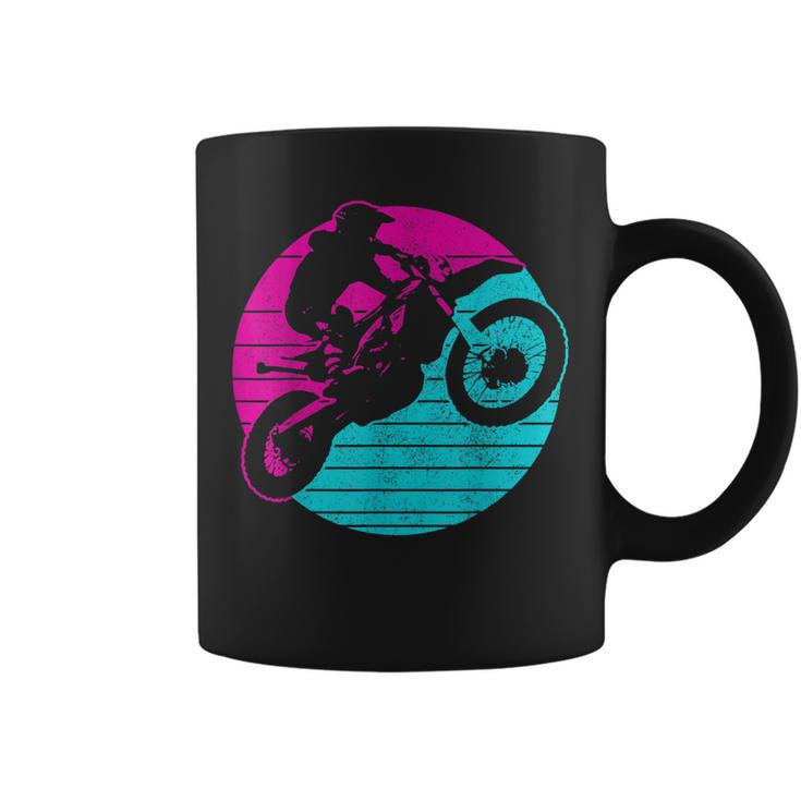 Dirt Bike Retro Vintage Motocross Mx Racing Biker  Coffee Mug