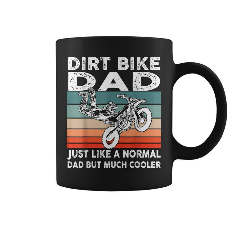 Dirtbike Motocross Dirt Bike Dad Mx Vintage  Coffee Mug