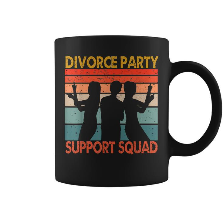 Divorce Party Support Squad Celebration Men Women Vintage Coffee Mug
