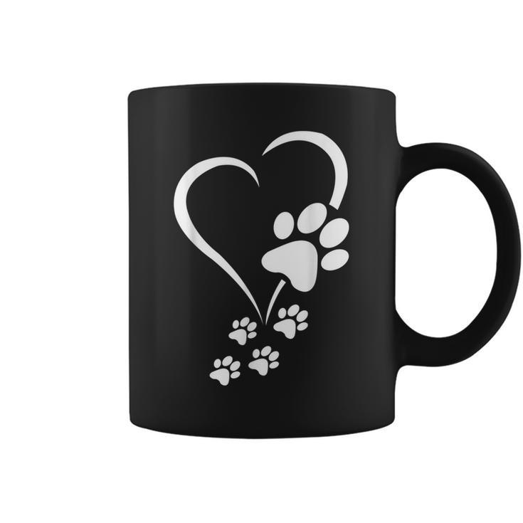 Dog Paw Heart Baby Dogs - Dog Paws Hearts Dog Paw Print  Coffee Mug