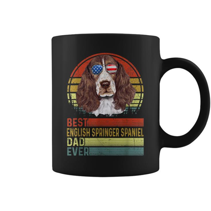 Dog Vintage Best English Springer Spaniel Dad Ever Father  Coffee Mug