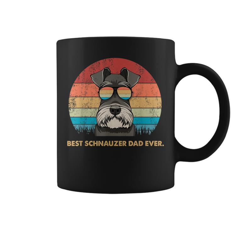 Dog Vintage Best Schnauzer Dad Ever Tshirt Fathers Day Gifts Coffee Mug