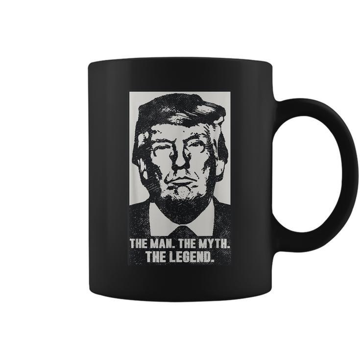 Donald Trump The Man Myth Legend 2023 2024 Hot Photo Coffee Mug