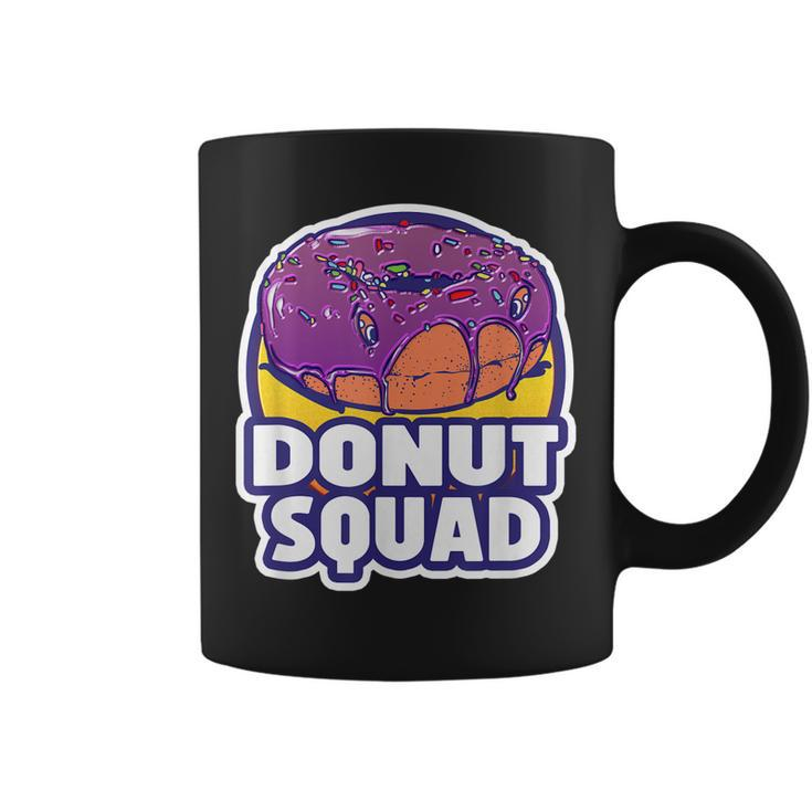 Donut Squad Retro Funny Baked Fried Donuts Party Coffee Mug