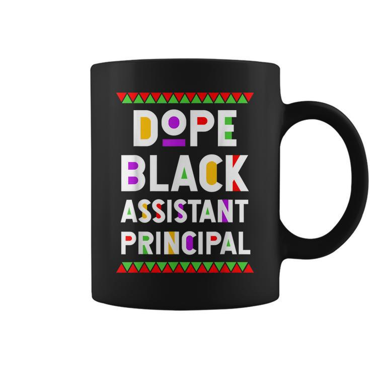 Dope Black Assistant Principal African American Job Proud  Coffee Mug