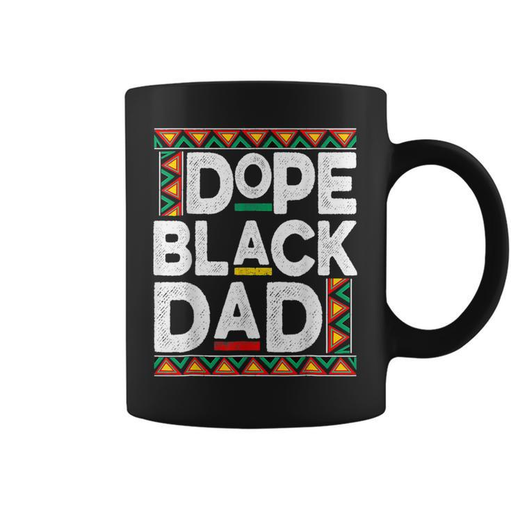 Dope Black Dad Junenth African American Pride Freedom Day Coffee Mug