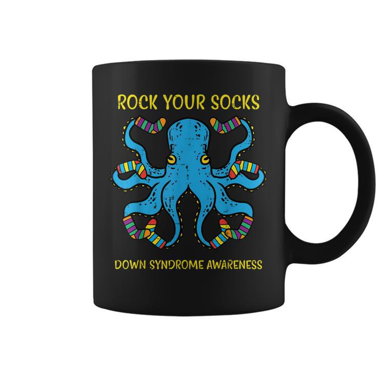Down Syndrome Awareness Octopus Rock Your Sock Men Women Kid  Coffee Mug