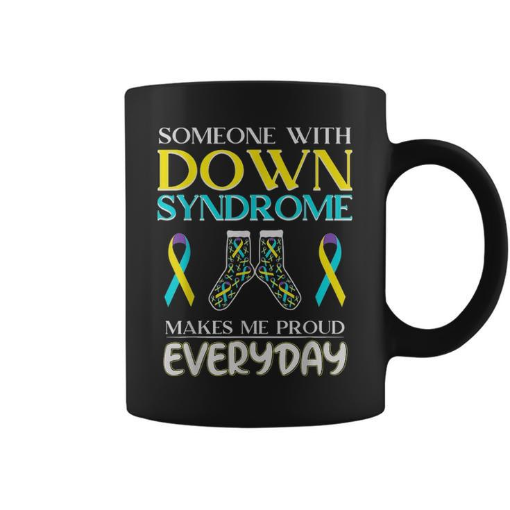 Down Syndrome Socks Awareness Day 2021 Parents Dad Mom Gift Coffee Mug