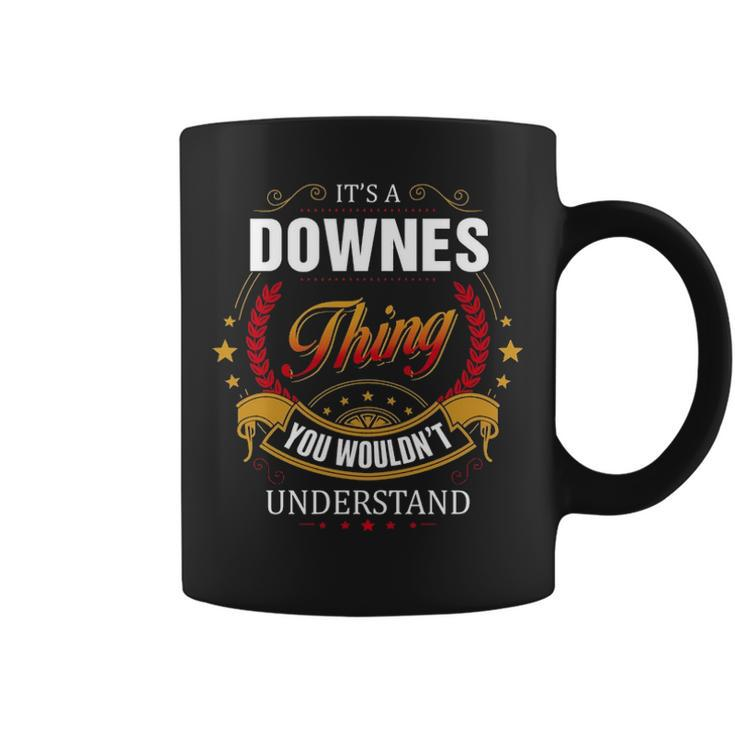Downes Family Crest Downes Downes Clothing DownesDownes T Gifts For The Downes Coffee Mug