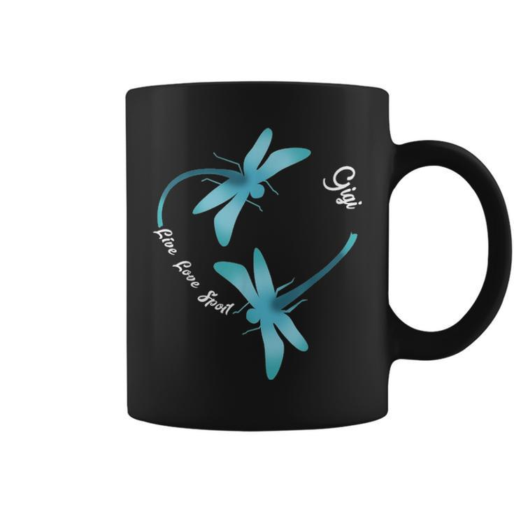 Dragonfly Live Love Spoil Gigi Funny Gigi Gift For Mom Women Coffee Mug