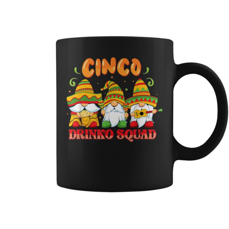 Drinko Squad Cinco De Mayo Mexican Gnomes Matching Group  Coffee Mug