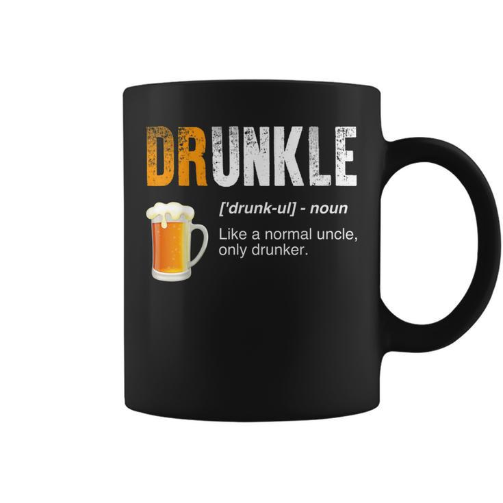 Drunkle Like A Normal Uncle Only Drunker Funny Beer Gift For Mens Coffee Mug