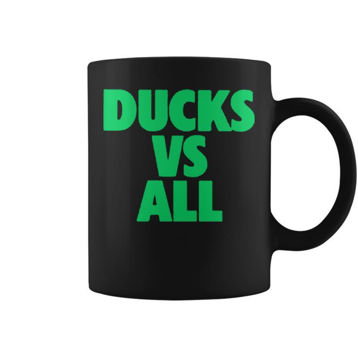 Ducks Vs All Coffee Mug