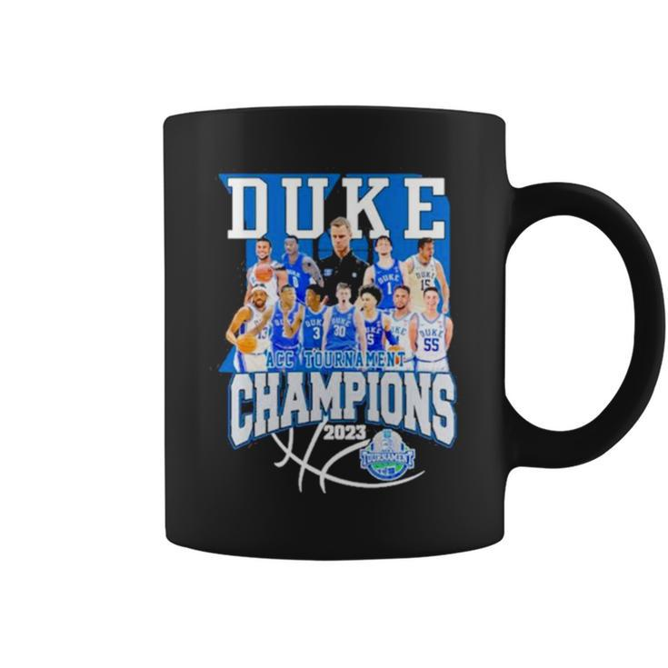 Duke Team 2023 Acc Men’S Basketball Tournament Champions Coffee Mug
