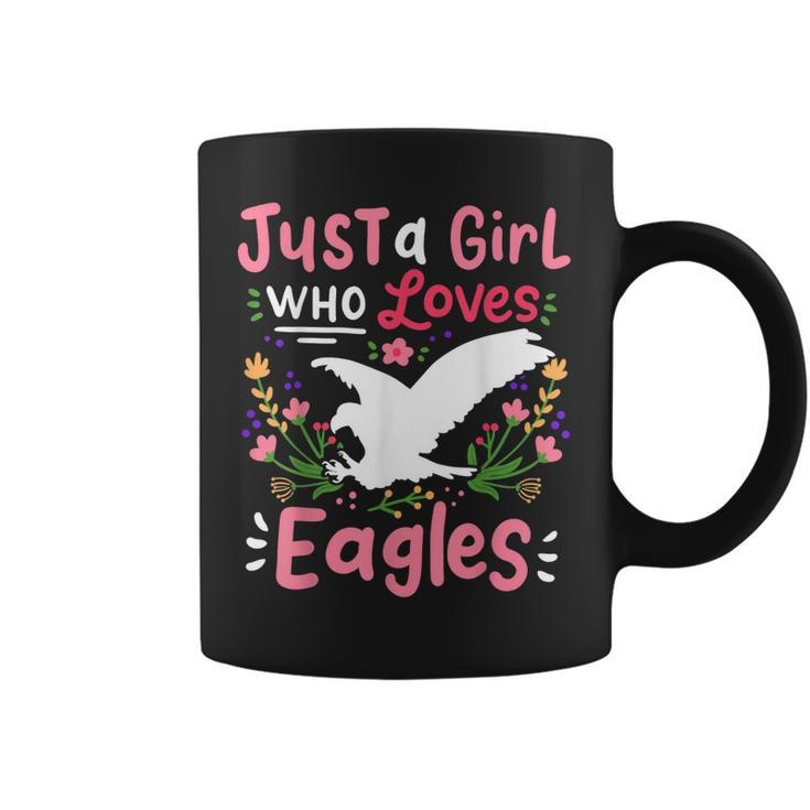 Eagle Just A Girl Who Loves Gift For Eagle Lovers  Coffee Mug