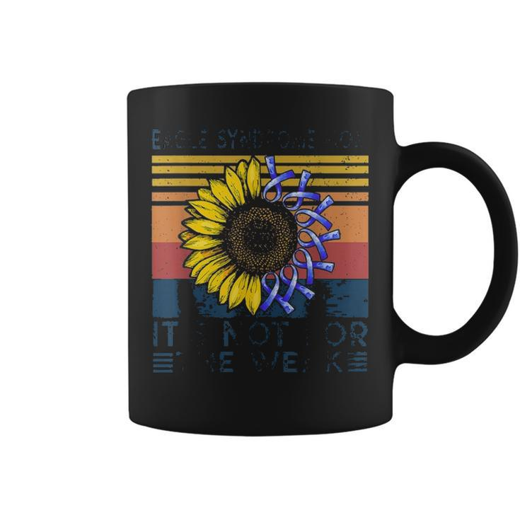 Eagle Syndrome Mom Sunflower Vintage  Awareness Warrior Coffee Mug