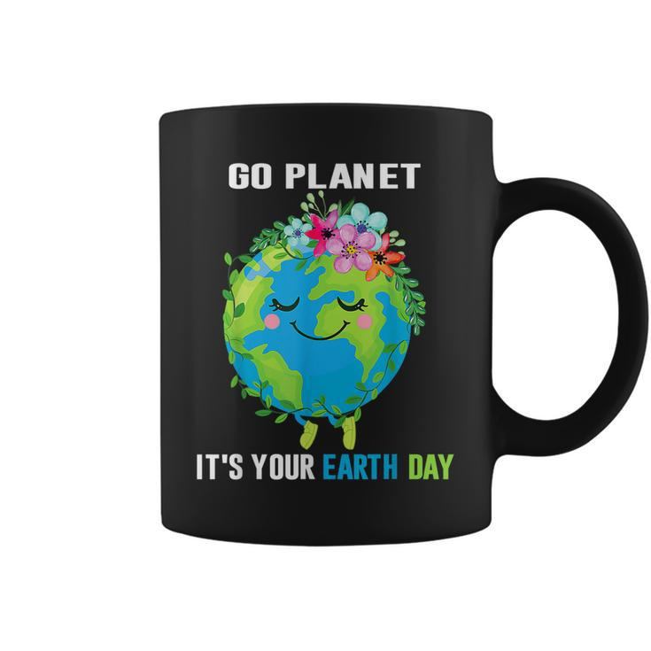 Earth Day 2023 Go Planet Its Your Floral Earth Day April 22  Coffee Mug