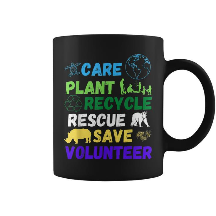 Earth Day 2023 Save Bees Rescue Animals Plant Trees Recycle  Coffee Mug