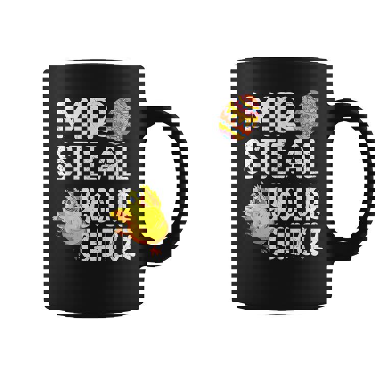 Easter Day Mr Steal Your Chick Funny Spring Eggs Boys Mens Coffee Mug