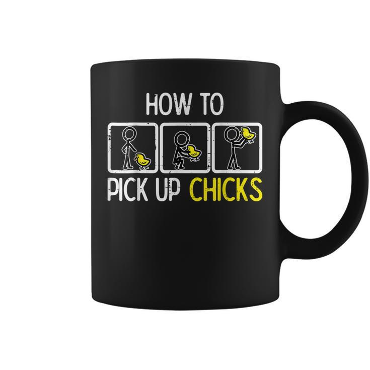 Easter How To Pick Up Chicks Funny Farm Farmer Men Women Kid  Coffee Mug