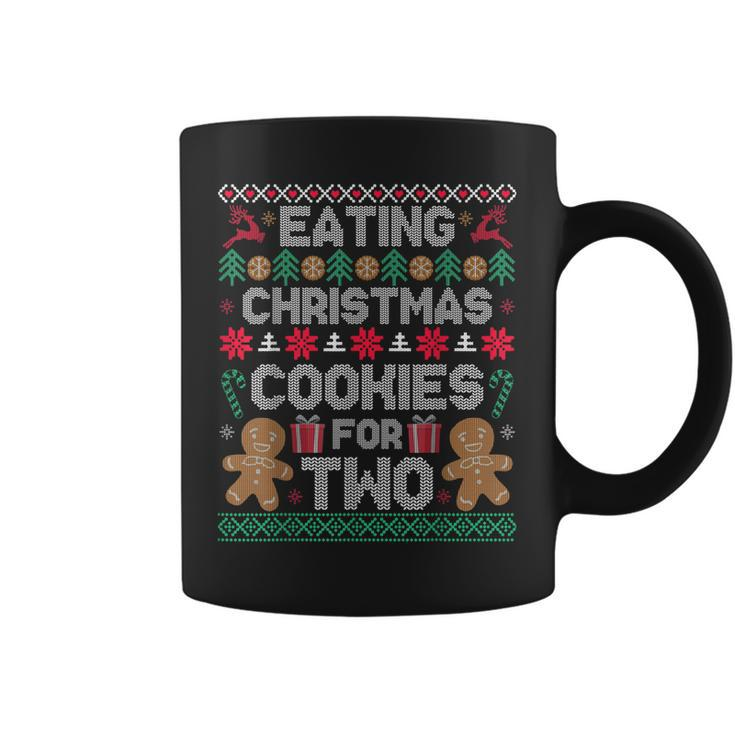 Eating Christmas Cookies For Two  Pregnancy Holiday  Coffee Mug