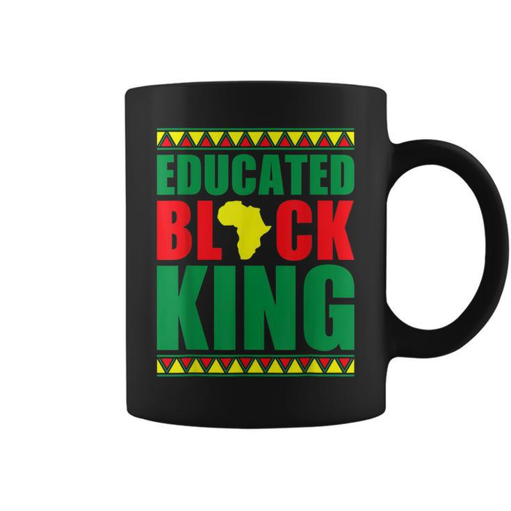 Educated Black King African American Melanin Black History  Coffee Mug