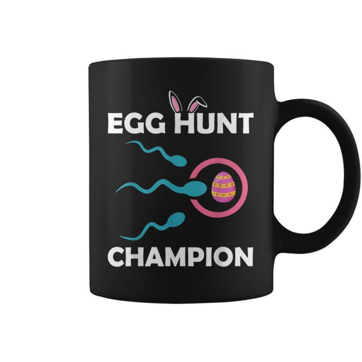 Egg Hunt Champion Funny Dad Easter Pregnancy Announcement  Coffee Mug