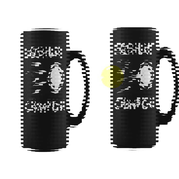 Egg Hunt Champion Funny Dad Easter Pregnancy Announcement Coffee Mug
