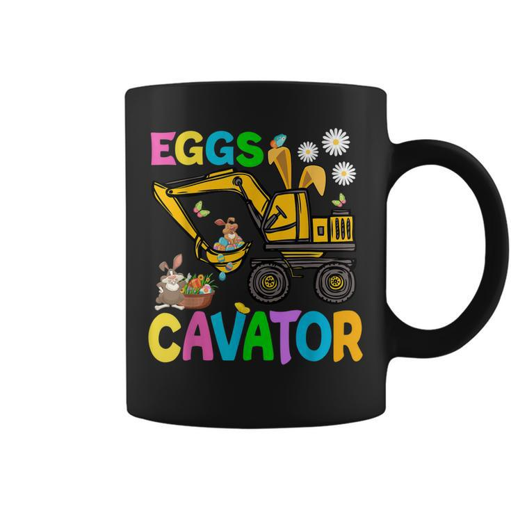 Eggs Cavator Happy Easter Excavator Hunting Egg Kids Funny  Coffee Mug