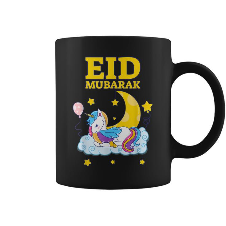 Eid Mubarak Present For Kids Mom Girls Eid Mubarak Unicorn  Coffee Mug