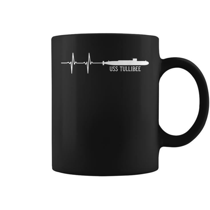Ekg Heartbeat Uss Tullibee Ssn597 Navy Submarine  Coffee Mug