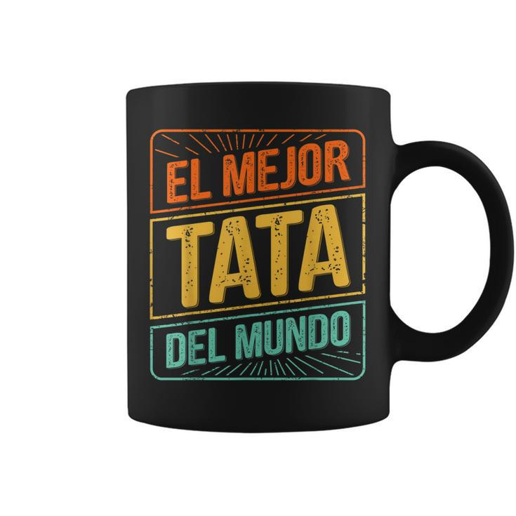El Mejor Tata Del Mundo Men Retro Vintage Dad Papa Coffee Mug