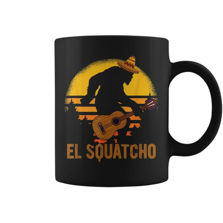 El Squatcho Bigfoot Sasquatch Vintage Cinco De Mayo Present  Coffee Mug