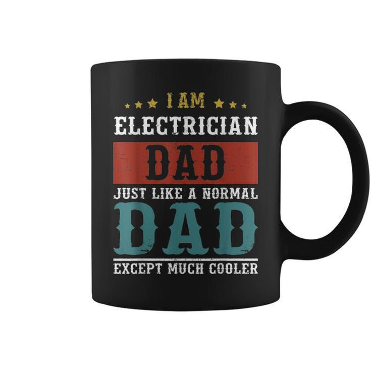 Electrician Dad Fathers Day Funny Daddy Gift Coffee Mug