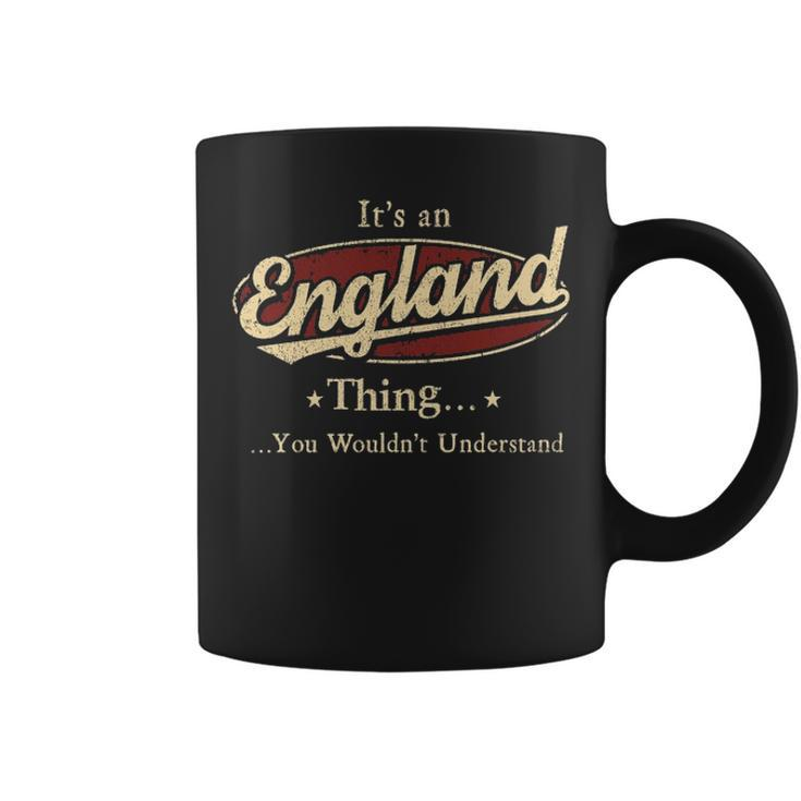England  Personalized Name Gifts  Name Print S  With Name England Coffee Mug