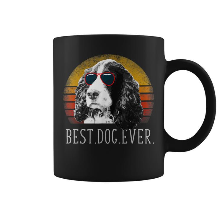 English Springer Spaniel  Retro Best Dog Lover Ever  Coffee Mug