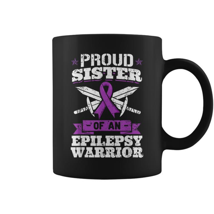 Epilepsy Warrior Sister Epileptic Seizure Disorder Advocate Coffee Mug