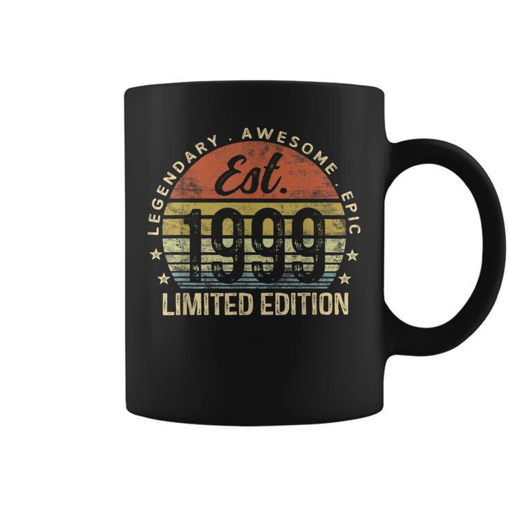 Est 1999 Limited Edition 24Th Birthday Vintage 24 Year Old  Coffee Mug