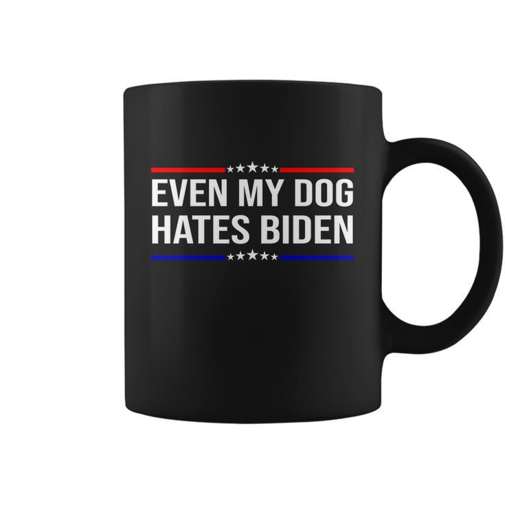 Even My Dog Hates Biden Funny Anti Biden Fjb V2 Coffee Mug