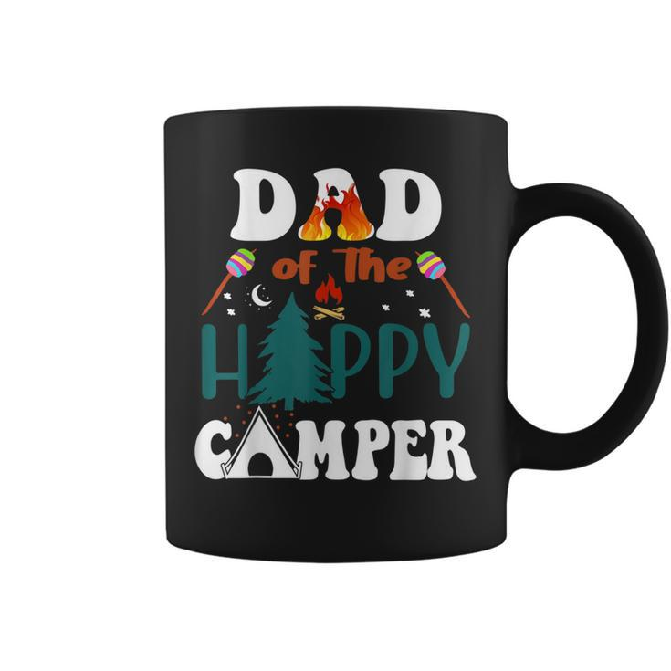 Family Camping Trip Dad Of The Happy Camper Coffee Mug